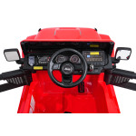 Elektrické autíčko Jeep Wrangler Rubicon Lift 4x4, 24V - červené